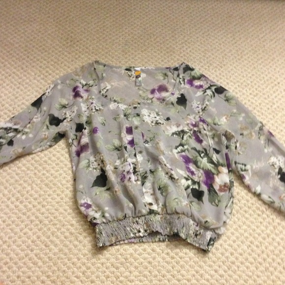 Dressy or casual floral shirt