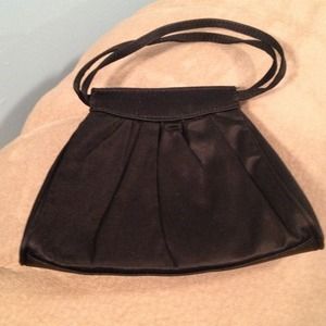 2 Satin clutch handbags (Brown & Black)