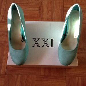 Forever 21 mint wedges