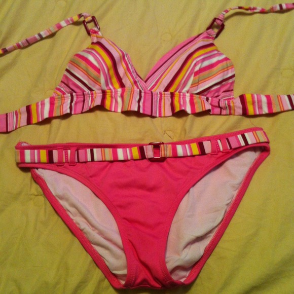 Rampage pink bikini