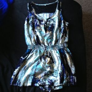 Gorgeous multi-colored romper!!