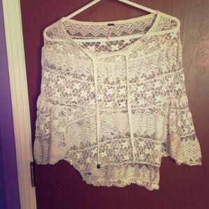 Vintage crochet top!!