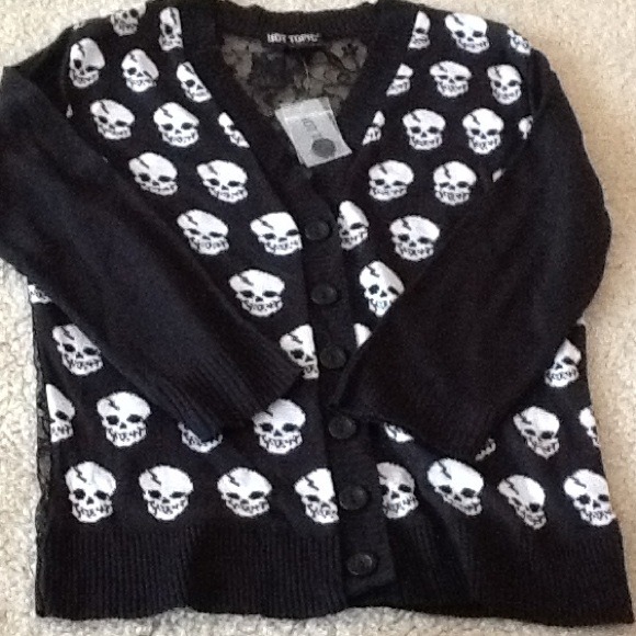 NWT lace back sweater