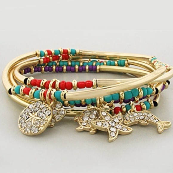 🚫SOLD🚫Multi Colored Beach Bracelet