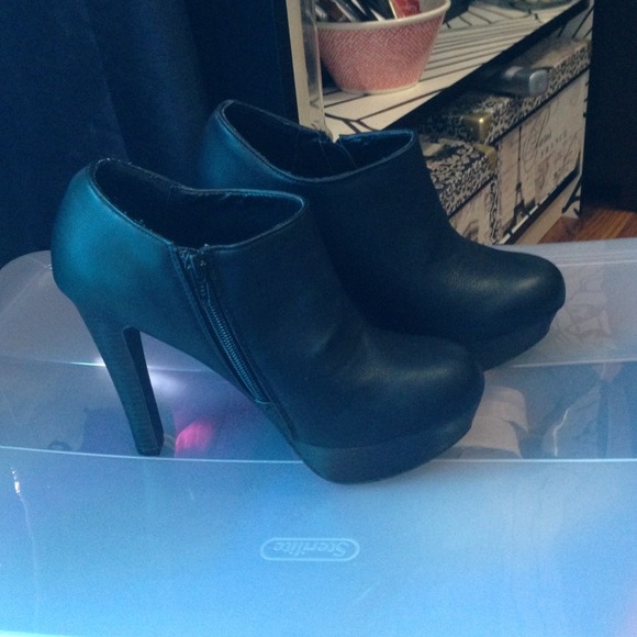 Black booties