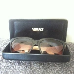 Versace brown and cream sunglasses