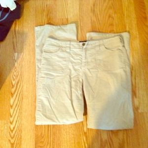 Corduroy tan pants
