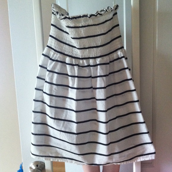 Tube top - navy and white stripe - Picture 3 of 3