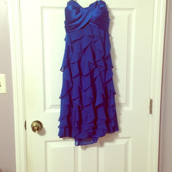 Electric blue formal dress