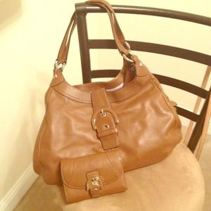 Coach purse and matching wallet.