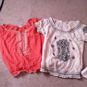 American Eagle short sleeve dressy summer shorts