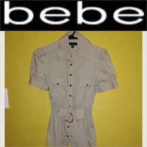 ❗REDUCE❗ 👚Bebe beige  top