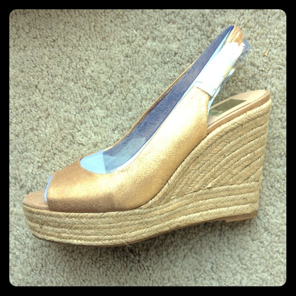 Dolce Vita 'Jollen' Wedge Espadrilles in Gold