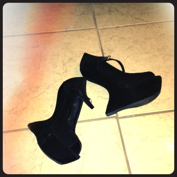 Suede Platforms