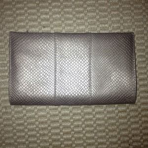Calvin Klein snakeskin clutch!