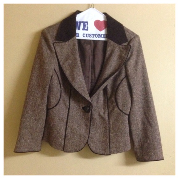 Brown blazer