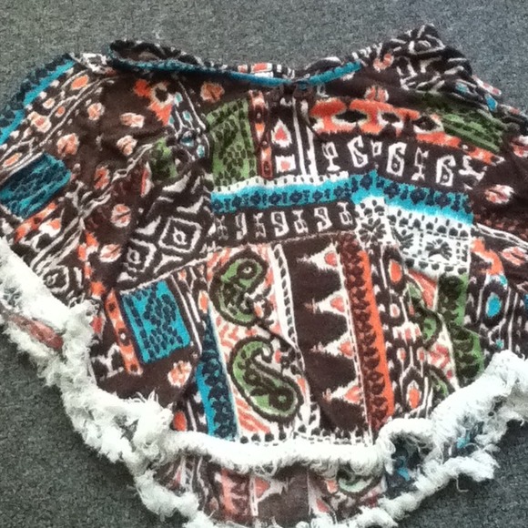 Indian pattern flow shirt