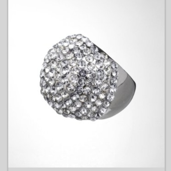 Crystal Pave Dome Ring from Express