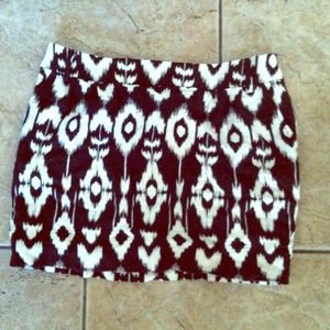 Very trendy Tribal Print short pencil skirt