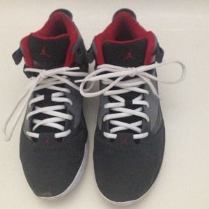 🏀Red and Grey Jordan's🏀