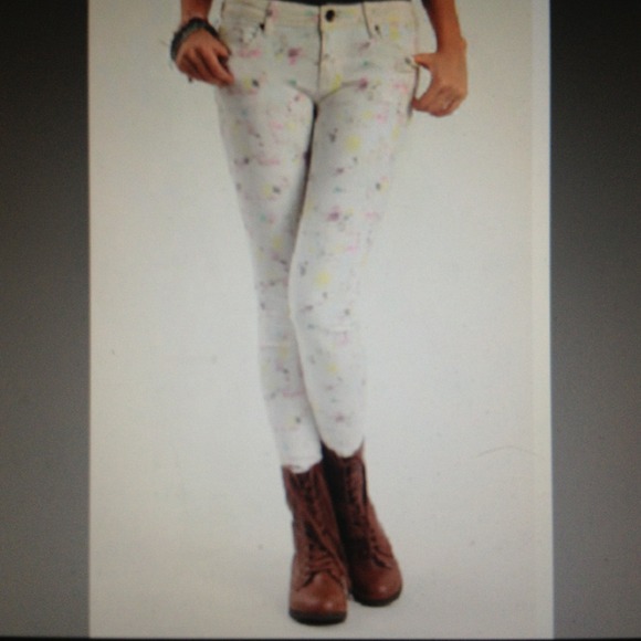 Size 9 White galaxy pants