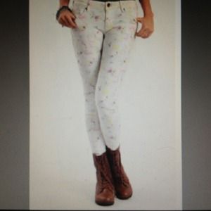 Size 9 White galaxy pants