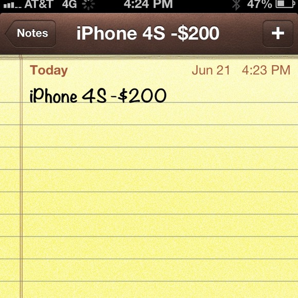 iPhone 4S white! 💚 Great condition