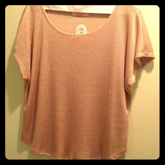 Gold Shimmer Top