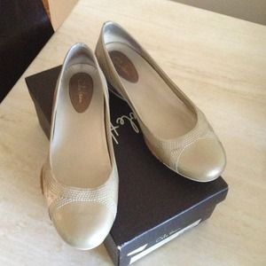 Champaign ballet flats