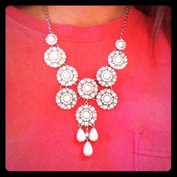 SOLD Mint statement necklace