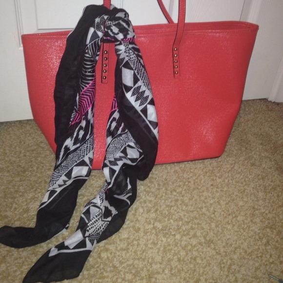 Aztec print scarf