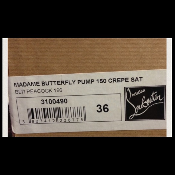 SOLD!!!! Christian Louboutin Satin Lady Peep - Picture 3 of 4