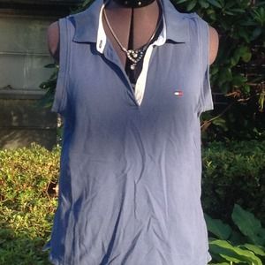 👕Tommy Hilfiger sleeveless  polo shirt👕