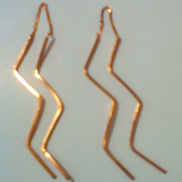 💋ROSE GOLD THREADER EARRINGS 💋