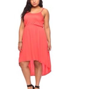 Greek Goddess hi-lo dress with braided straps