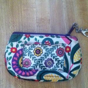 VERA BRADLEY coin purse with ID slot!