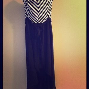 Strapless Dress B&W⬜⬛