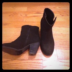 black booties and talk black boots bundle!