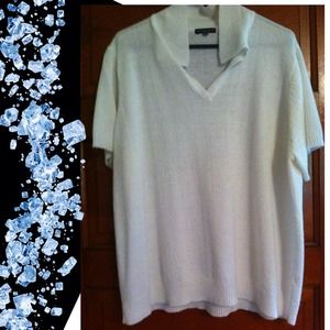 White lightweight sweater-like new