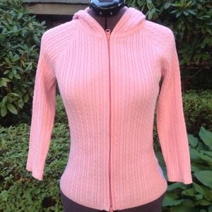 Pink sweater, red Chicos and blue dress bundle