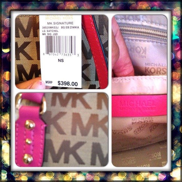 💕BNWT 💯% AUTHENTIC MK LRG SATCHEL💕 - Picture 3 of 4