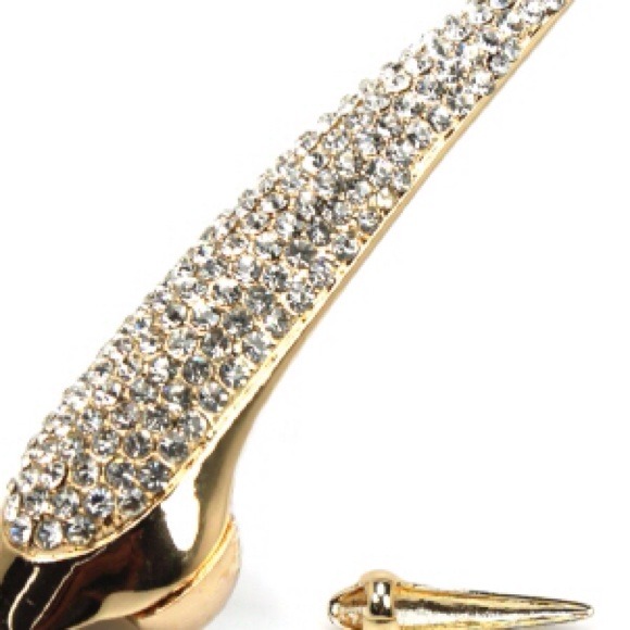 Gold stretch ring
