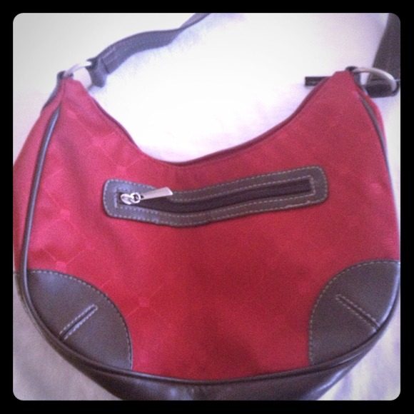 📌Reduced📌Red with Brown Strap Medium