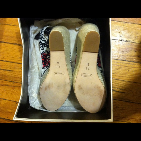 Coach Maritza Peep toe wedge - Picture 4 of 4