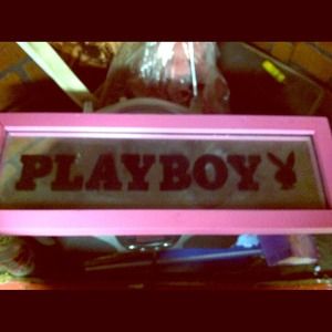 Playboy wall mirror