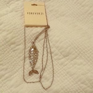 Bundle for Juditt1 Forever21 fish pendant and brac