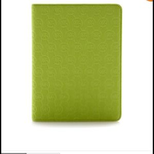 Michael Kors neon green iPad case..