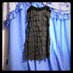 Dark Gray Cocktail Dress