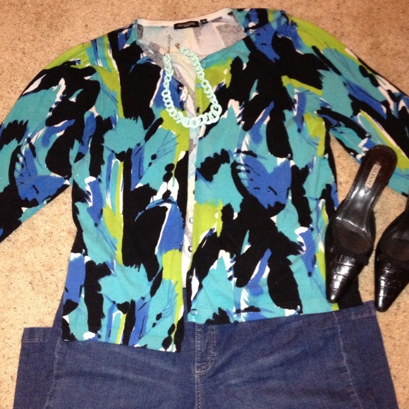 //RESERVE-KLUEHRMANN//SPLATTER PRINT CARDIGAN.