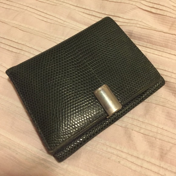 Calvin Klein Collection real lizard skin wallet